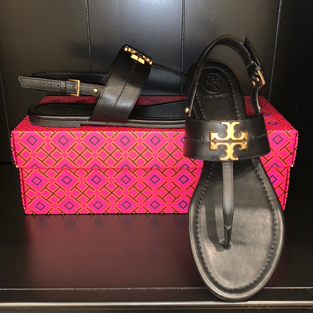 Tory Burch Black Everly Sandal 8.5